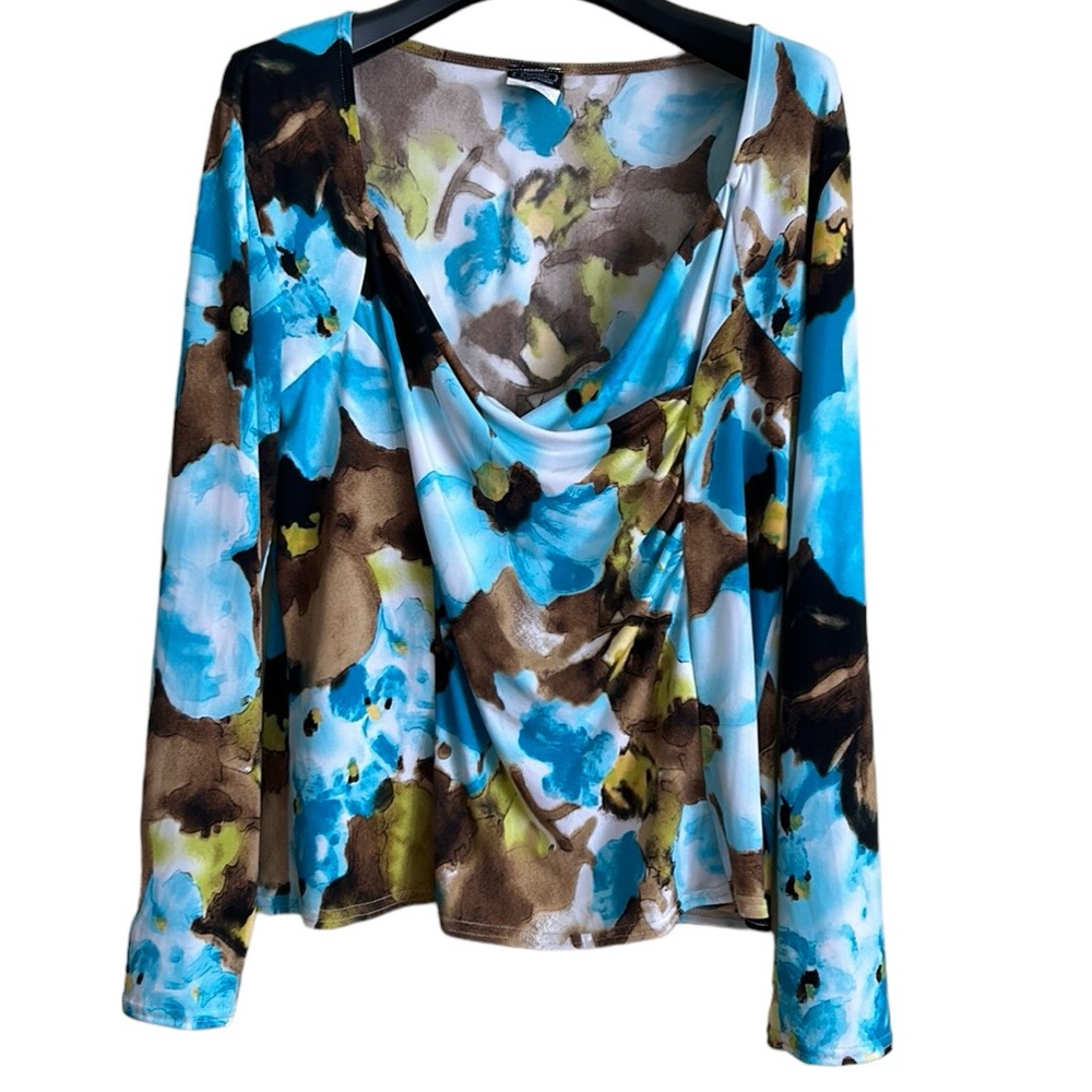 Clientele women’s top size large‎ floral